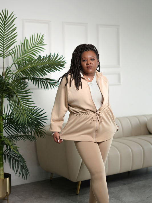 2-PIECE LEGGINGS SET W/ JACKET