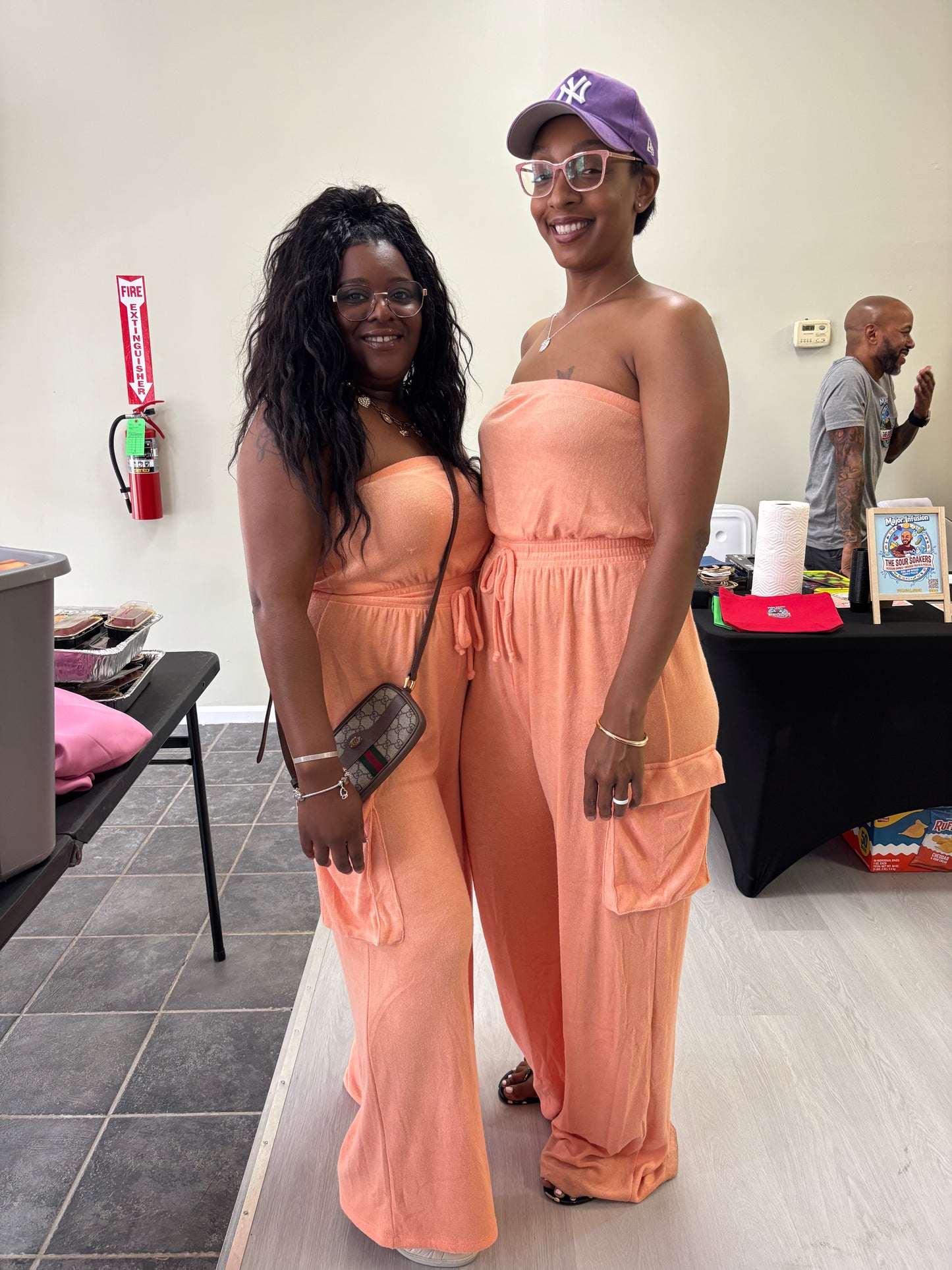 Peachy Keen Cargo Jumpsuit 🍑